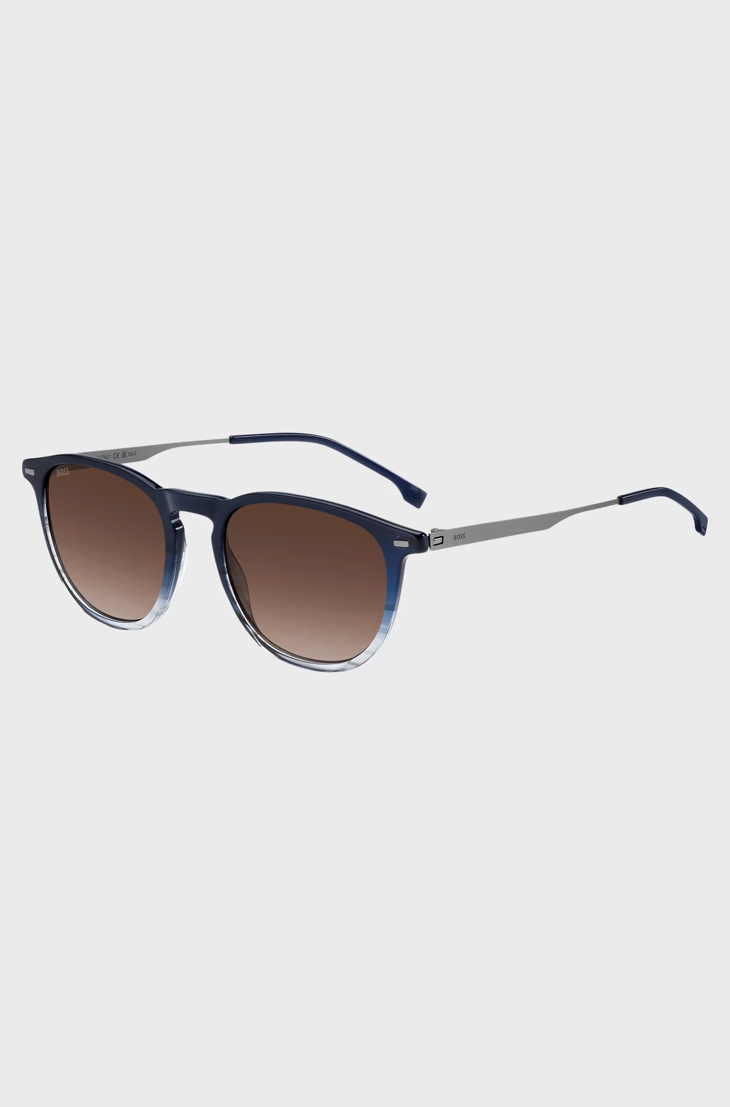 BLUE-ACETATE SUNGLASSES WITH GRADIENT EFFECT