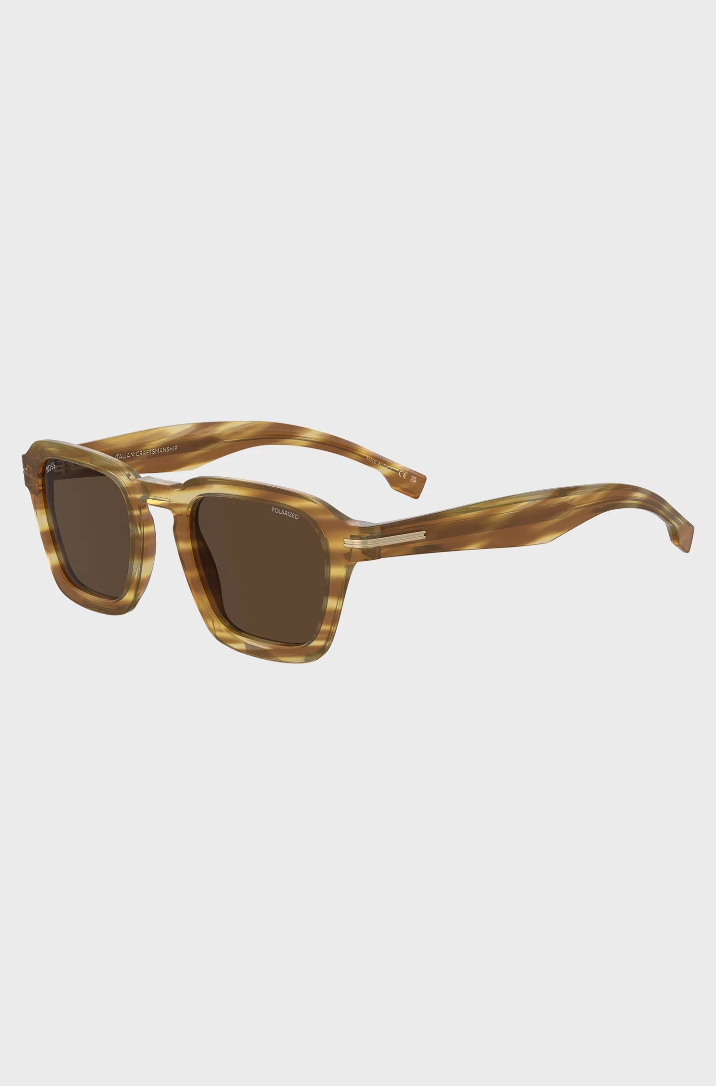 ITALIAN-CRAFTED SUNGLASSES IN PATTERNED ACETATE