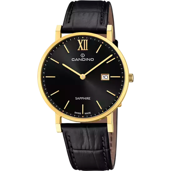 Swiss Men's CANDINO watch, black. Collection COUPLE. C4726/3