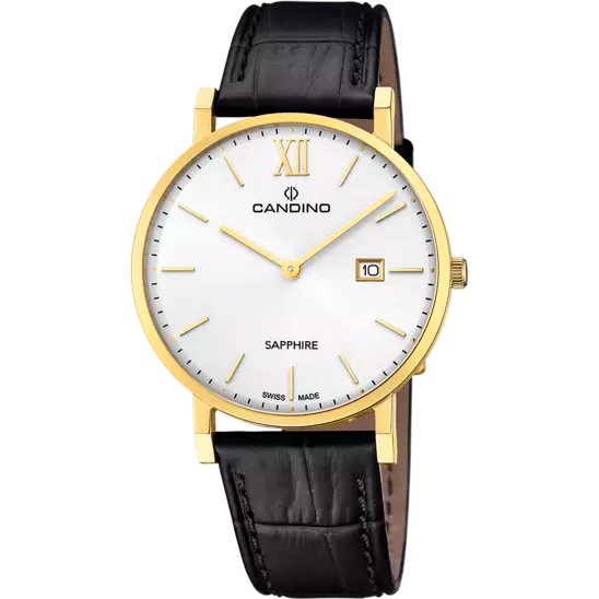 Swiss Men's CANDINO watch, white. Collection COUPLE. C4726/1