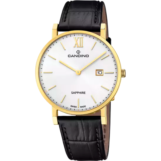 Swiss Men's CANDINO watch, white. Collection COUPLE. C4726/1