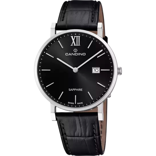 Swiss Men's CANDINO watch, black. Collection COUPLE. C4724/3