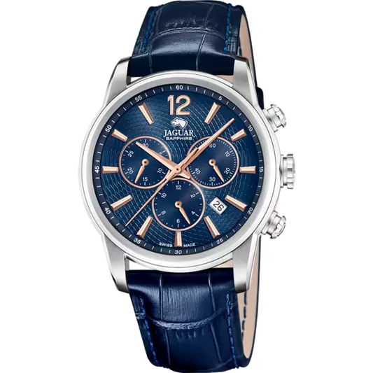 BLUE MEN'S WATCH JAGUAR ACAMAR CHRONOGRAPHE J968/2