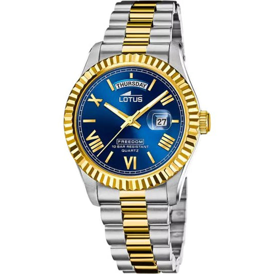 LOTUS MEN'S BLUE STAINLESS STEEL WATCH BRACELET 18855/2