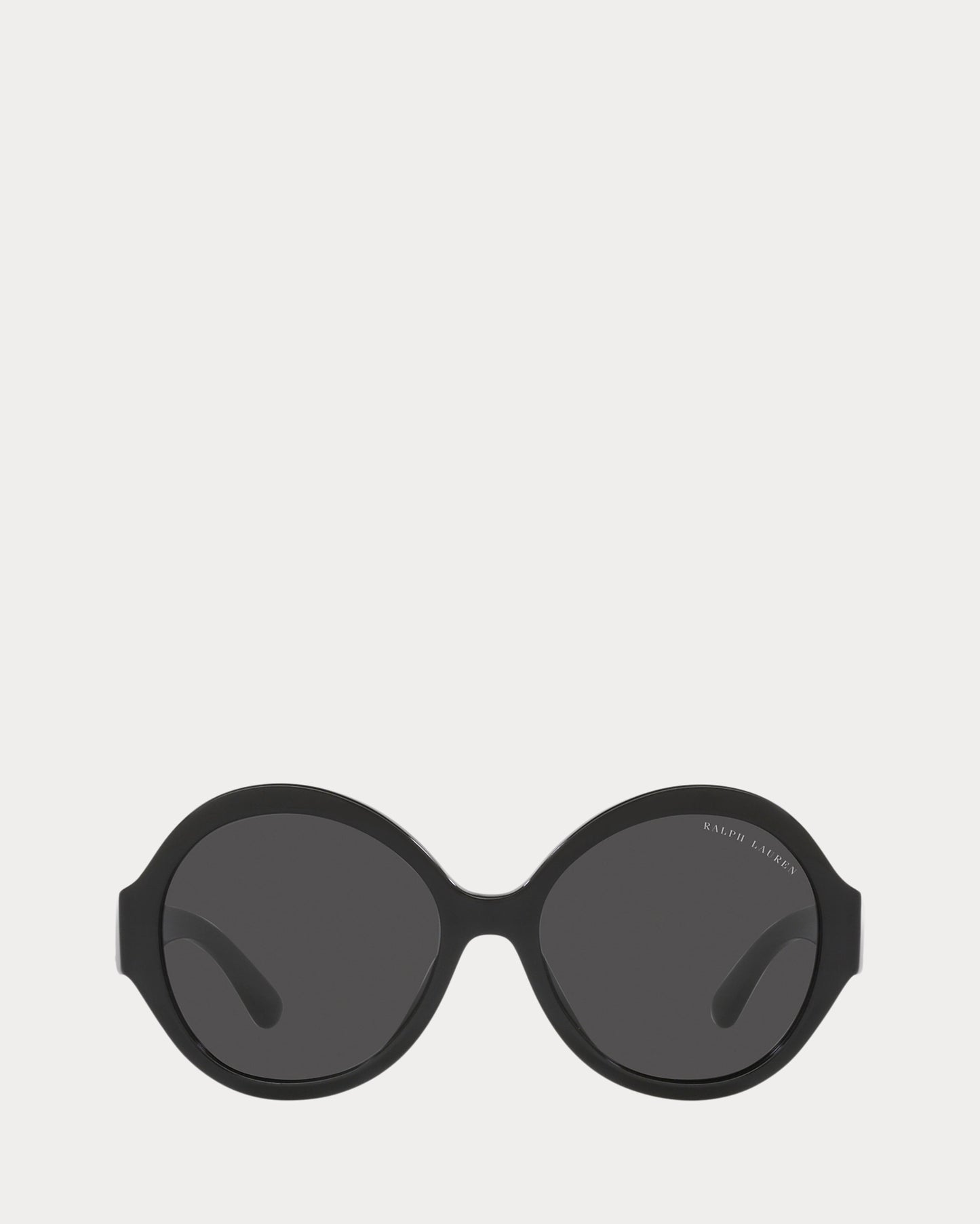 RL Farrah Round Sunglasses (Shiny Black)