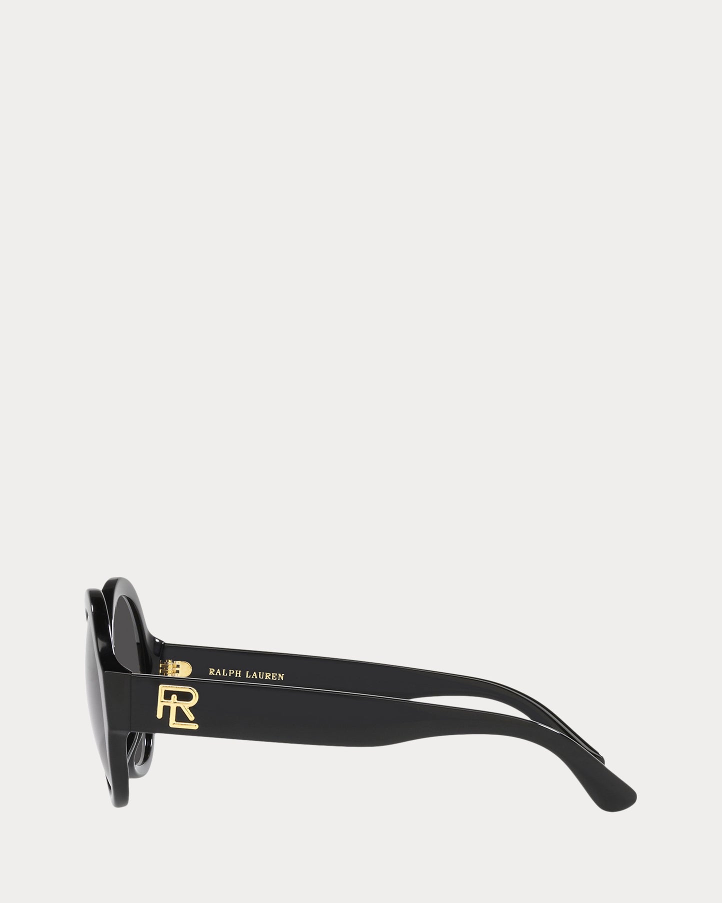 RL Farrah Round Sunglasses (Shiny Black)