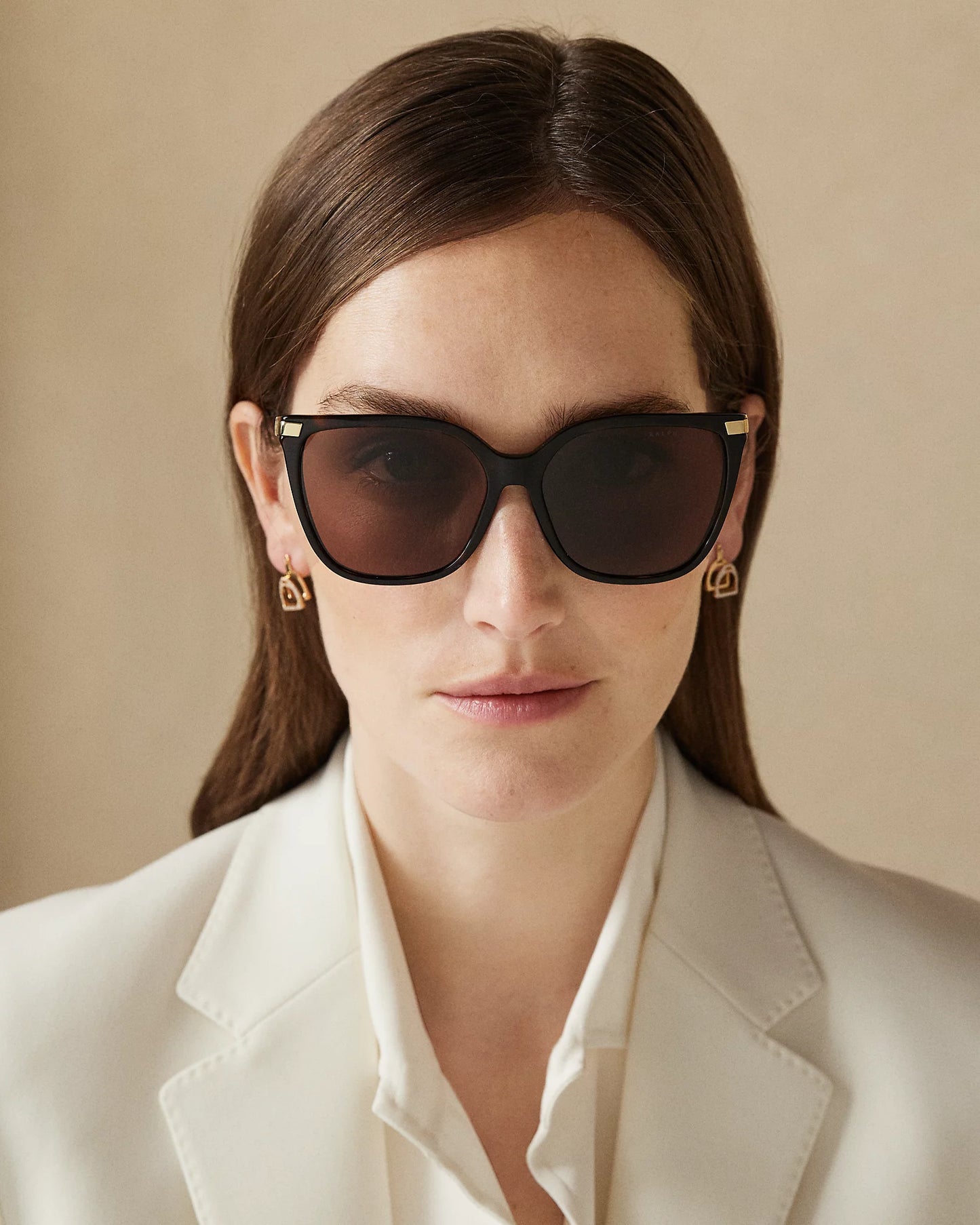 Stirrup Kate Sunglasses (Shiny Dark Havana)