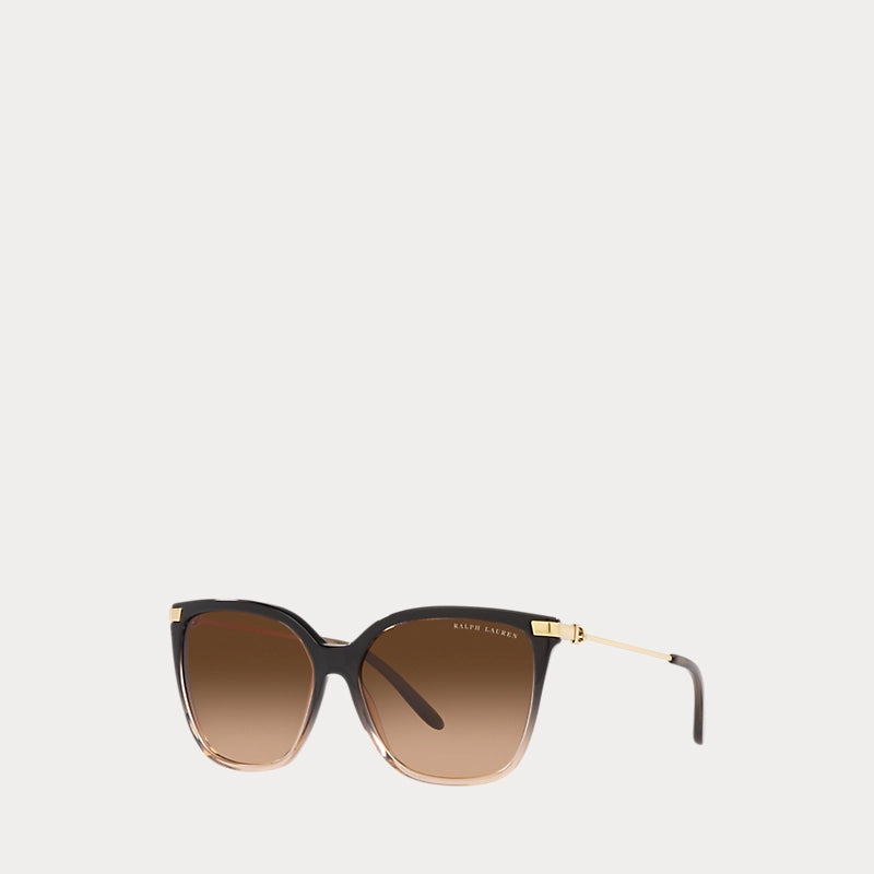 Stirrup Kate Sunglasses (Shiny Grad Black/Beige)