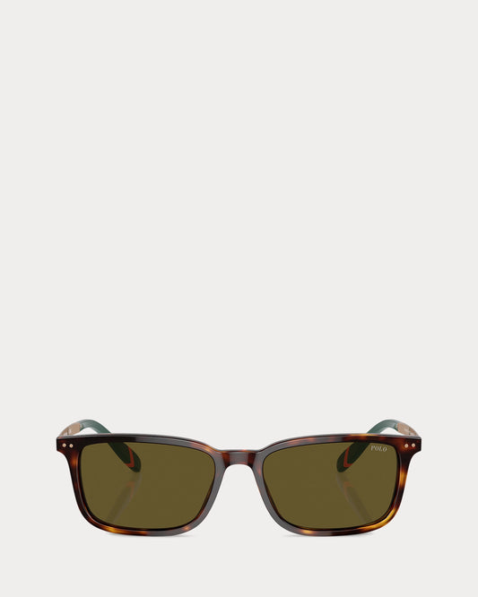 Heritage Rowing Stripe Sunglasses (Shiny Brown Tortoise)